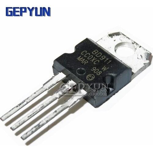 10PCS BD911 Darlington transistor 15A 100V TO-220 original authentic Gepyun