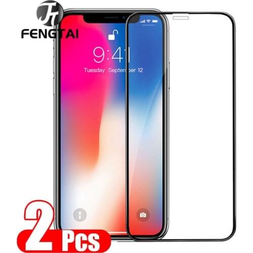 2Pcs Tempered Glass Protective Film for IPhone 11 Pro Max 8 7 6 Plus Screen Protectors IPhone 11 Pro Protective Glass 8 7 6 Plus