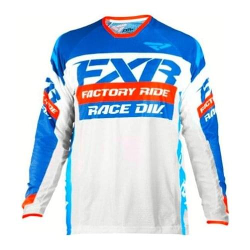 2022 DH Motocross MX FXR Manica Lunga MTB Jersey Cross-country Moto In Sella A Downhill Jersey mtb jersey motocross