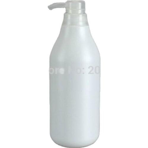750ml white lotion / emulsion/shamboo bottle with long press pump