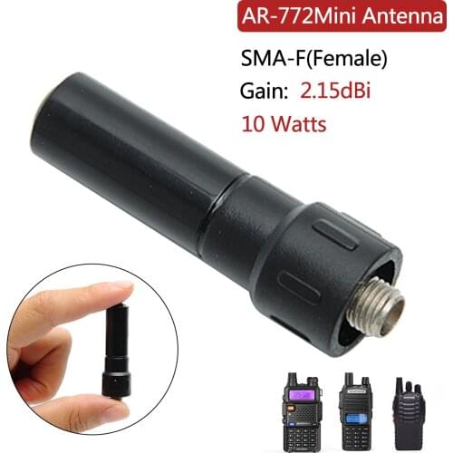 ABBREE AR-772 SMA -Female UHF 400-470Mhz Short Handled Antenna For BaoFeng UV-5R UV-82 BF-888S 9R Plus Walkie Talkie