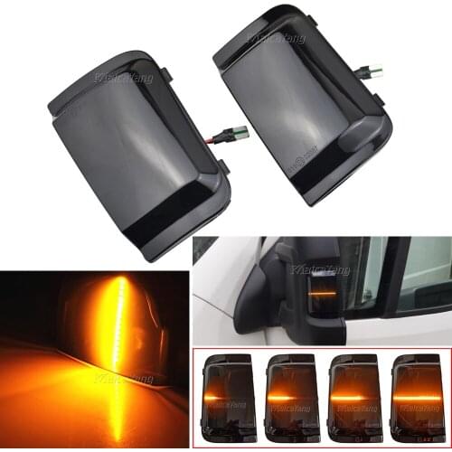 Car Side Rearview Mirror Dynamic Sequential Lamp Turn Signal Light For Peugeot Boxer Fiat Ducato Citroen Jumper