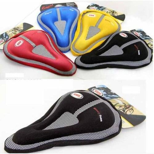 Free shipping SSS memory foam cushion bike bicycle silica gel saddle cushion seat cover