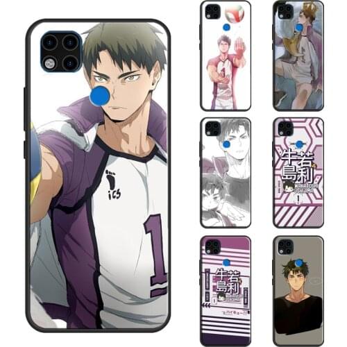 Ushijima Wakatoshi Haikyuu Case For Redmi Note 10 Pro 9S 8T Note 8 Pro Note 9 Pro Cover For Redmi 9T 9 9C 9A Shell