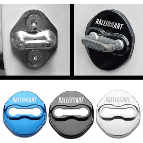 GR-DL08 Door Lock Decoration Protection Cover emblem case for Mitsubishi asx lancer outlander pajero accessories car styling