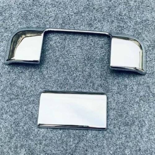 For 2014-2019 2020 2021 Suzuki Hustler ABS Chrome Rear Trunk Tailgate Grab Rear Door Handle Bowl Cover Protector Car Accessories