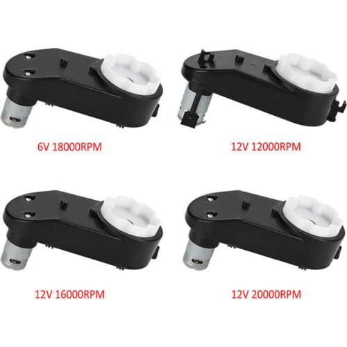 DC Electric Motor RS390 Electric Motor Gearbox 6V/12V 12000 TO 20000RPM for Kids Car Toy Electric Motor