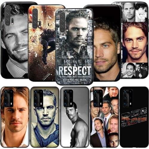 GX173 Paul Walker for Huawei Y5P Y6P Y7A Y8P Y9A Mate 10 20 30 Pro Lite Nova 2i 3 3i 4 5 5T 7 SE P Smart Z