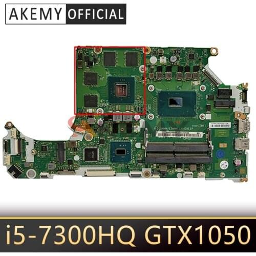 For ACER AN515-51 A715-71G Laptop motherboard C C5MMH / C7MMH LA-E911P PU i5 7300HQ GPU GTX1050 DDR4 Test OK Mainboard
