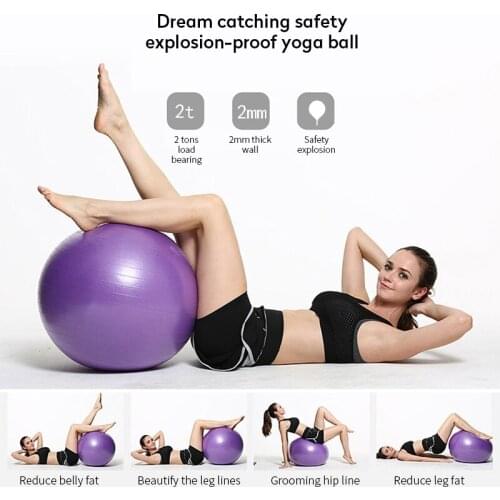 High Quality Exercise Home Gym Pilates Fitness Sport Balance Bal Fitness Balls Yoga Ball Thickened Explosion-proof PVC