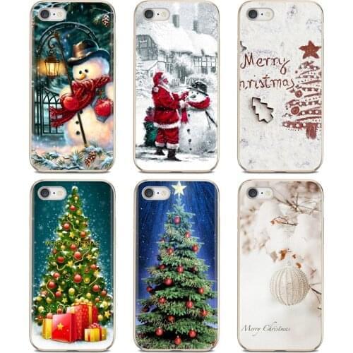 Soft Case For Samsung Galaxy S10E S20 FE Note 10 20 Edge Lite Plus Ultra Alpha Core Prime Merry Christmas Gifts Santa Snowman