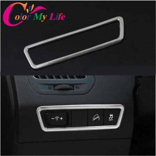Stainless Steel Car Headlight Switch Button Cover Trim Sticker for Hyundai Tucson IX35 IX 35 2011 - 2015 LHD Accessories