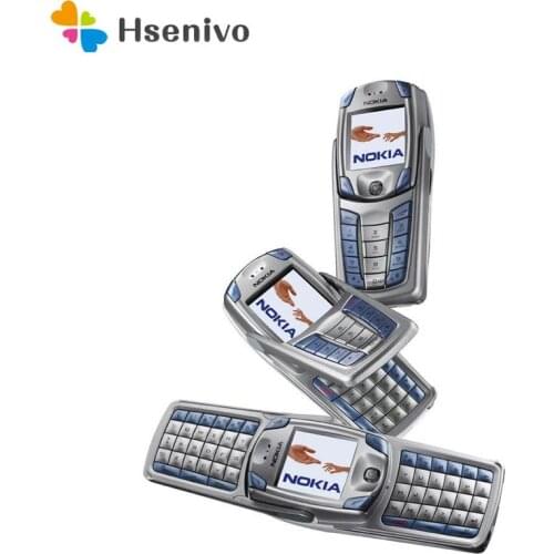 Nokia 6820 Refurbished-Original Unlocked Rotatable Nokia 6820 Mobile Phone 1.6 inch 2G With Bluetooth phone Free Shipping