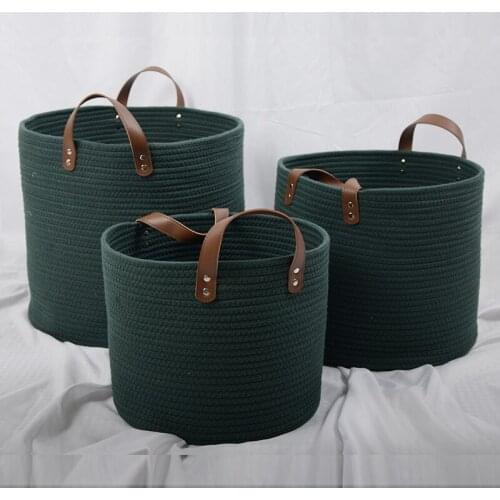 Popular fashion environment-friendly storage basket toy storage folding basket large capacity cotton basket