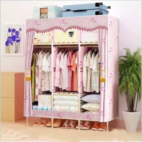 Latest wooden wardrobe length 130cm