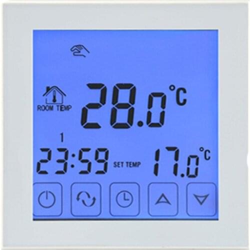 HY03WE-1 LCD Touch Screen Digital Room Warm Programmable Thermostat Thermoregulator For Under Floor Electric Heating System 16A