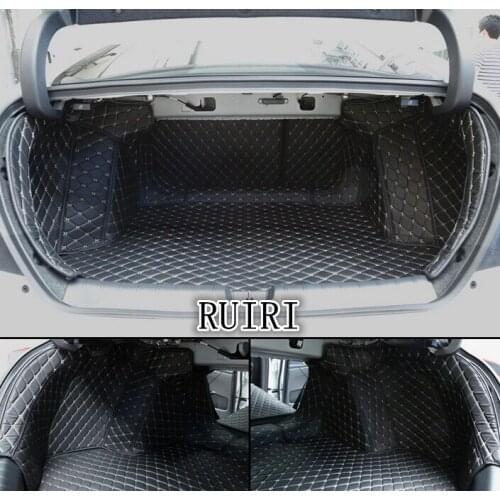 Good quality! Special car trunk mats for Honda Civic 2018-2016 waterproof boot carpets cargo liner for Civic 2017,Free shipping