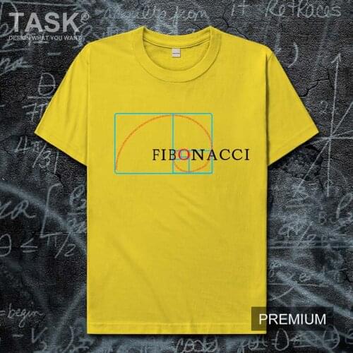 Celebrity Leonardo Pisano Italy Mathematician Calculation Fibonacci sequence clothes Short sleeve new Tops t shirt cotton 01