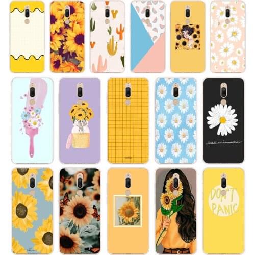 087FG Daisies Background gift Soft Silicone Tpu Cover phone Case for Meizu M5 M5C M5S Note M6 M6S M6T case