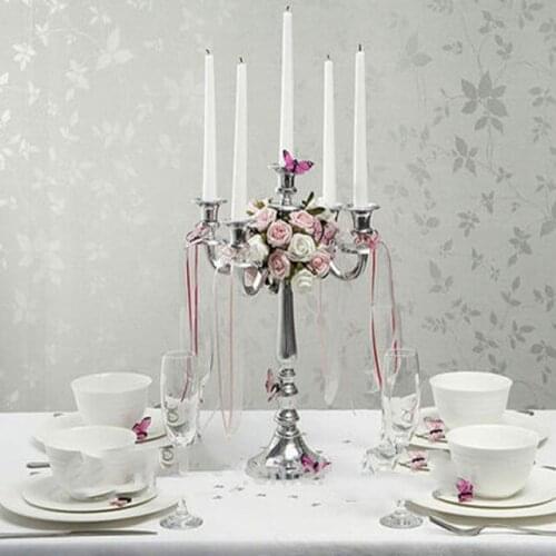 12pcs)wholesale wedding table centerpiece wrought iron candelabras for weddings yudao1858