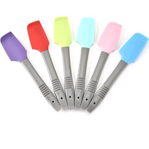 200 Pcs Silicone Spatula Kitchen Cream Mixer Ice Cream Scoop Butter Scraper Batter Mixing Knife Non Stick Baking Tools Wholesale