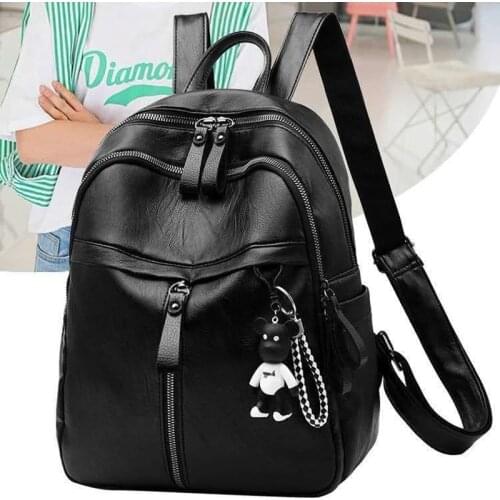2021 New Fashion Woman Backpack High Quality Youth PU Leather Backpacks for Teenage Girls Female School Bag Hot Sale Backpacks