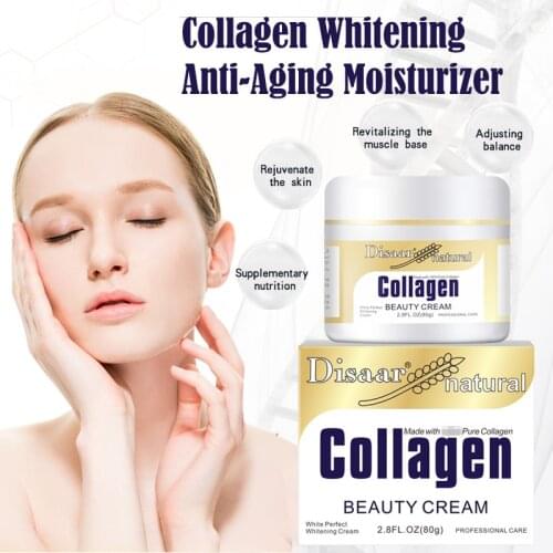80g Collagen Power Lifting Cream Firming Face Cream Skin Care Whitening Moisturizing Anti-aging Anti Wrinkle Facial Cream