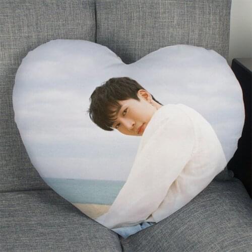 BTOB Eunkwang Pillow Slips Heart Shape Pillow Covers Bedding Comfortable Cushion/Good For Sofa/Home/Car High Quality Pillow Ca
