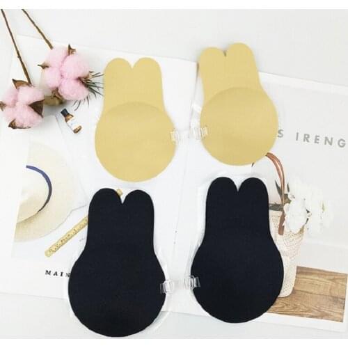 Sexy Bras For Self Adhesive Silicone Adjusted Front Closure Bra Invisible Strapless Bra Pads Reusable Sticky Push Up Bra Women