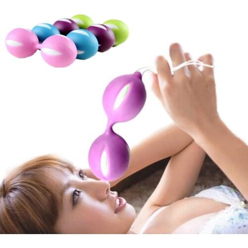 Candiway No Vibrator Safe Silicone Tighten Vaginal Shrinking Ball Exercise Machine Intimate Goods Sex Toys For Women