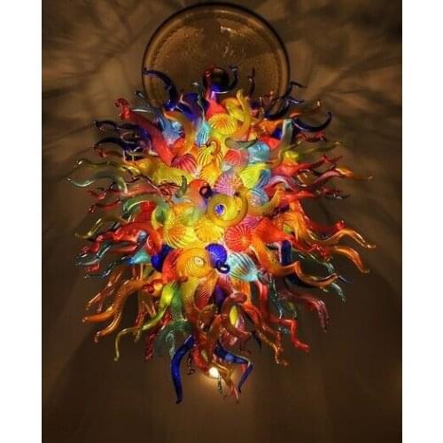Italian Murano Glass Chandeliers LED Light Italian Style Hand Blown Glass Art Chandelier Lighting Air Shipping