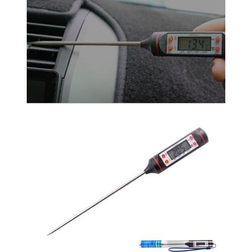 Car Condition Outlet Needle Type LCD Digital Gauge Check Tool Kitchen Thermometer 50 to 300 Degrees Car Tools Dropship Wholsales