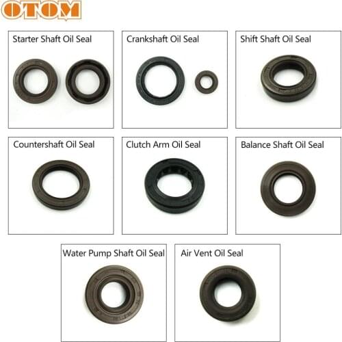 OTOM Full Set ZONGSHEN NC250 Oil Seals Cross-country Motorcycle Shaft Oil Seal O-ring For BOSUER M2 KEWS K16 KAYO K6 T6 Bicycle