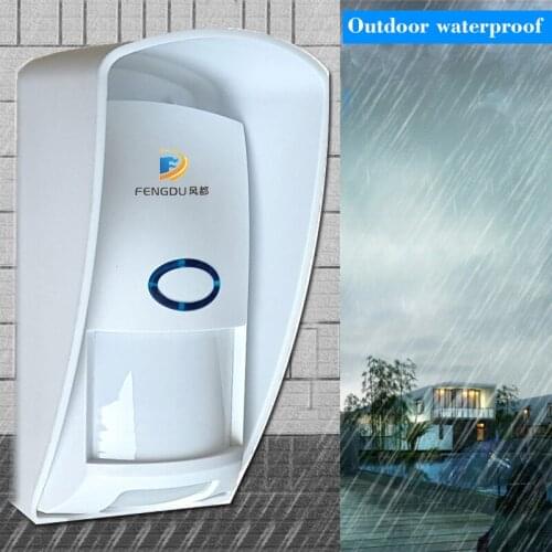 Outdoor Waterproof Wireless 433Mhz Infrared Detector Motion Sensor for Home Burglar Security Door Alarm System