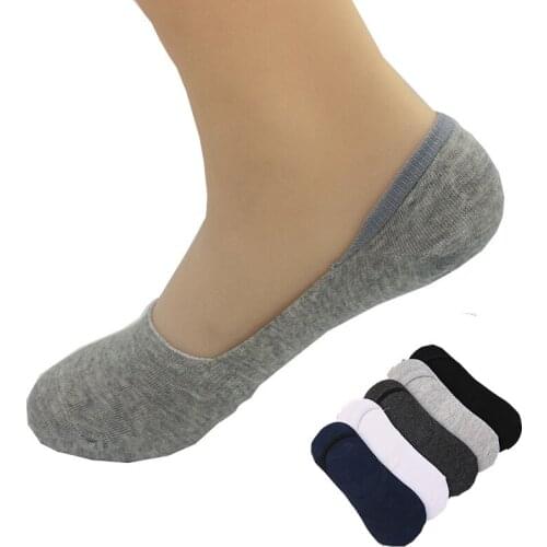 Fashion Casual Men Socks Cotton Socks Brief Invisible Slippers Male Shallow Mouth No Show Sock