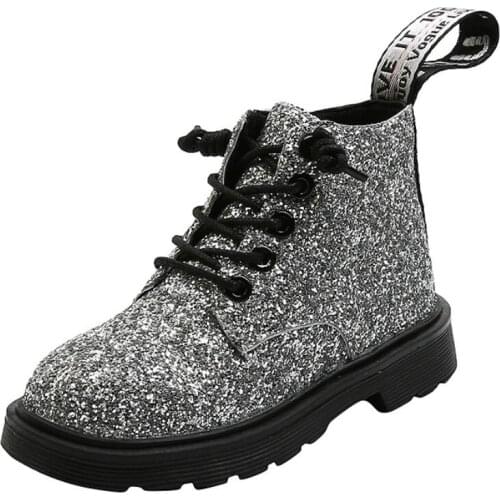 2020 Autumn Winter Leather Children Boots For Boys Girls Fashion Short Martin Boots Soft Comfortable Anti-slip Kid Martin Shoes