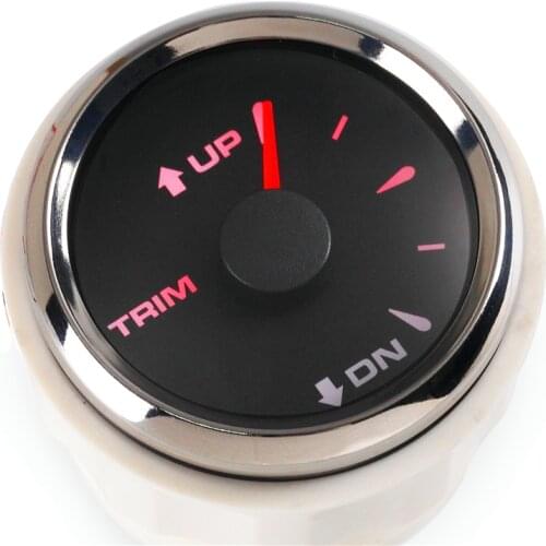 Trim Gauge Meter For boat 0-190OHM UP-DN 9-32 V With Back light For Mercury Mariner Mercruiser DP boat gauge