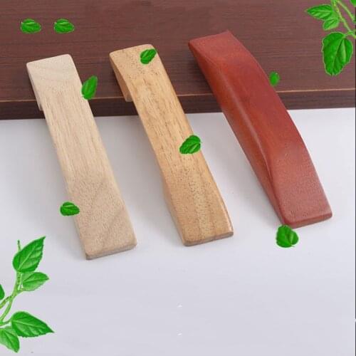 Modern Simple Style Furniture Handles Cupboard Door Solid Wood Pulls Bedside Table Drawer Knobs Home Hardware Accessories