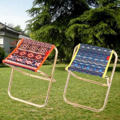 Folding Fishing Chair Lightweight Picnic Camping Chair Aluminum Alloy Fishing Rest Stool for Beach Chair Outdoor Furniture