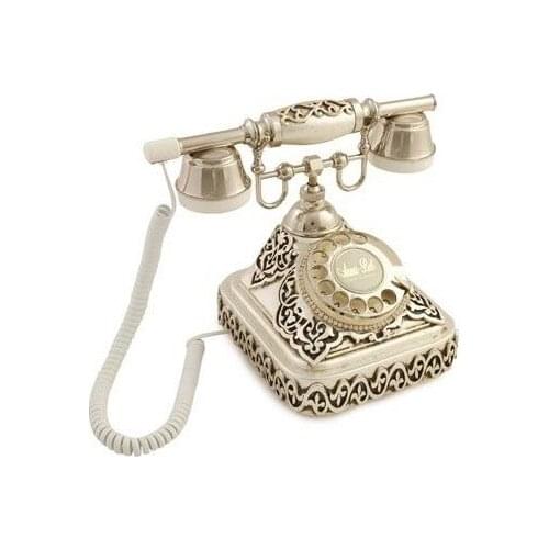 Anna Bell Ericsson Silver Leafing Telefon antique classic telephone старый классический телефон