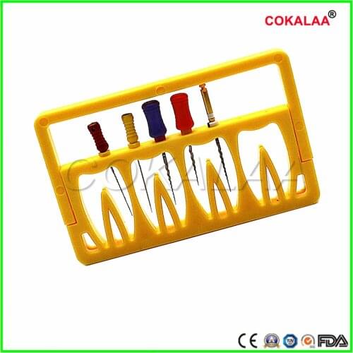 6 Colors dental lab teeth whitening 8 Holes Autoclavable Endodontic Drill Stand Root Canal Therapy Files Holder Detal Accessory