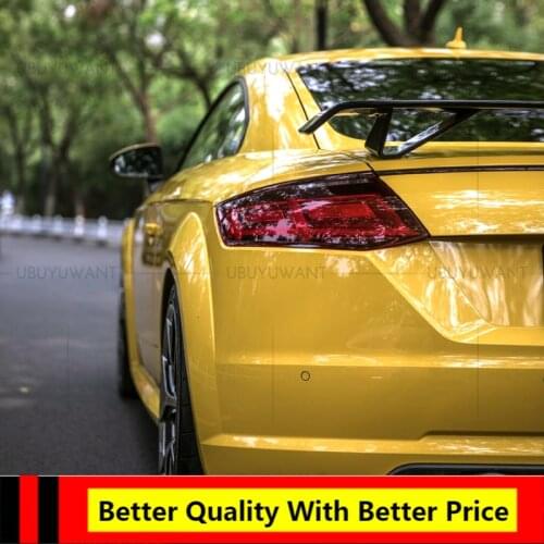UBUYUWANT Universial Sedan Car Spoiler For Audi TT CARBON FIBER Materail Trunk Rear Wing Lip Spoiler 2016 2017 2018 2019 2020
