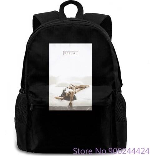 V/SUAL Bed Smoke Model Weed Visual Black women men backpack laptop travel school adult student