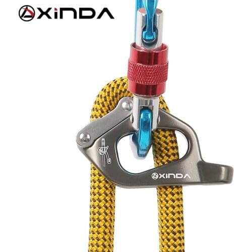 XINDA new arrival high quality adjust cowstail positioning lanyard adjuster for ascending descending rock climbing SRT caving