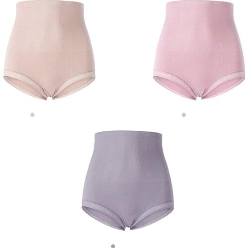 ATOXY Womens High Waist Shaping Seamless Panties Breathable Body Shaper Slimming Tummy Underwear Abdomen Plant