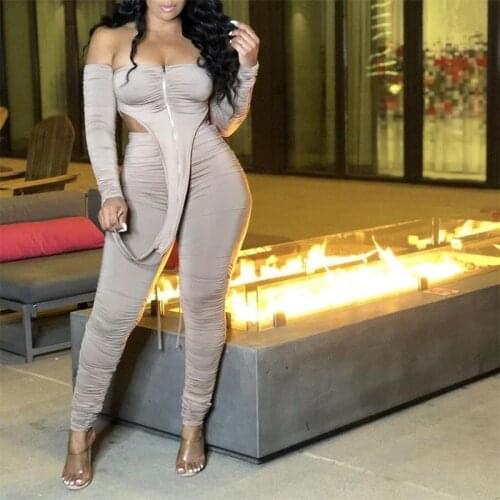 QuanRun Fashion Women Casual Irregular Backless Tank Top+Slim Long Pants Party Club Streetwear 2 Piece Set 2021 Spring