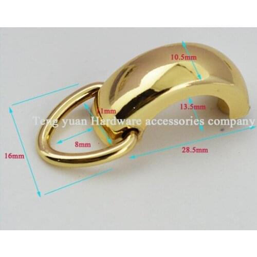 100 PCS/lot) handbags luggage hardware accessories Women handbags are commonly used semicircle base hang bag hook arch bridge