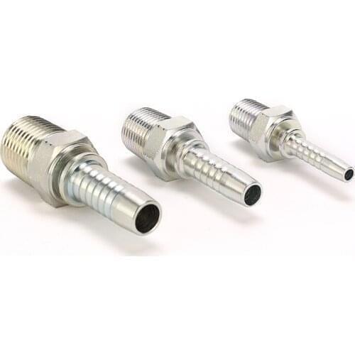 15611-06-05 NPT Male thread carbon steel hydraulic Hose Fittings