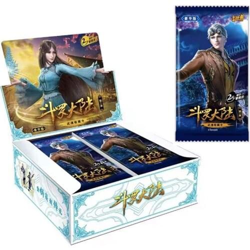 180pcs/Box Dou Luo Da Lu Cards Douluo Dalu Game Tang San Paper Cards Kids Toys Girl Boy Collection Christmas Stationery Gift