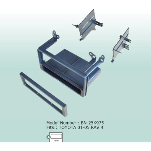 Car Fascias Audio Panel Frame Dash Kit For RAV4 2001 2002 2003 2004 2005